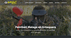 Desktop Screenshot of paintballantequera.es